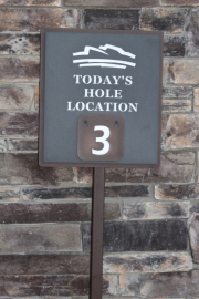 Pin Location Sign -Superstition Mountain