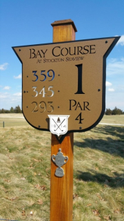 Pines Course Tee Sign- Seaview