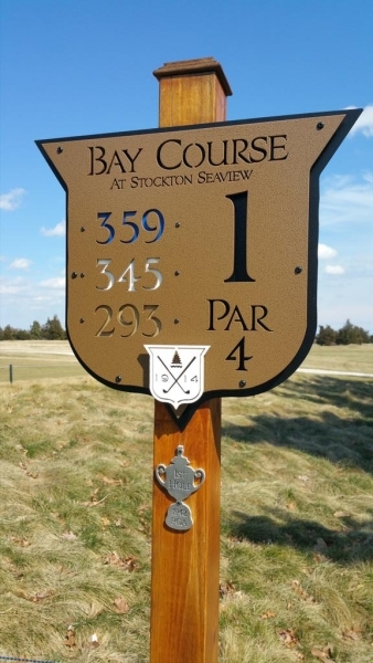 Pines Course Tee Sign- Seaview