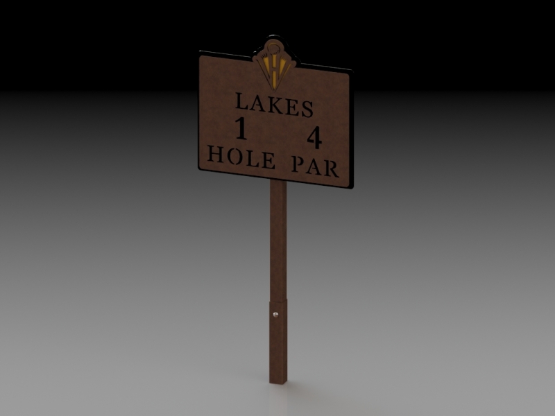 Tee Signs Option 1 HIDDEN VALLEY