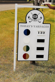 Yardage Sign -Glen Head CC