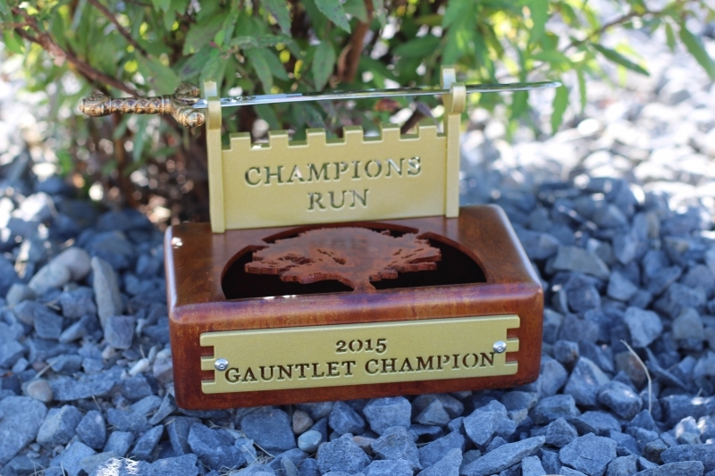 Gauntlet Champion Trophy -Champions Run