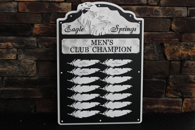 Golf Plaques -Eagle Springs