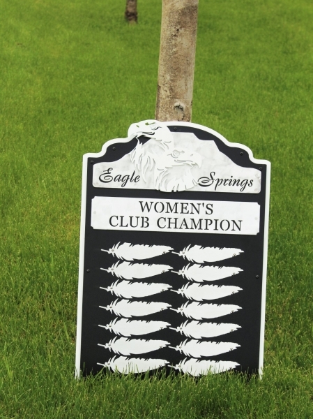 Golf Tournament Plaques -Eagle Springs