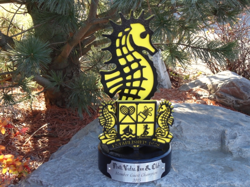 Member-Guest Custom Trophy -Ponte Vedra