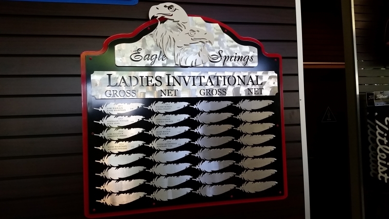 Women's Invitational Board -Eagle Springs