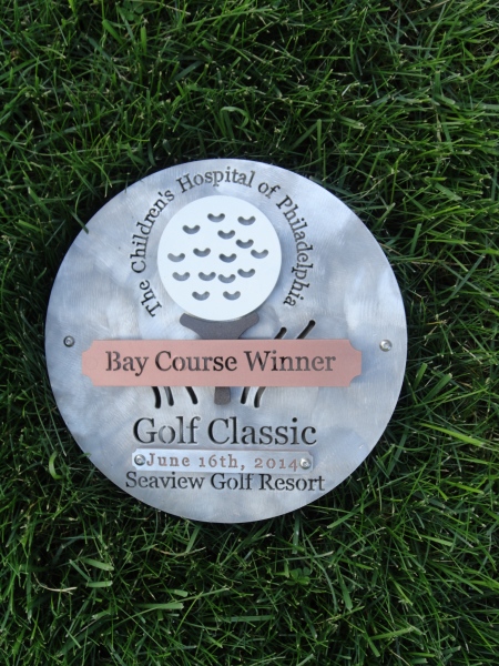 SEAVIEW -Golf Charity Plaque