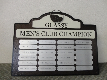 GLASSY -Custom Golf Perpetual Plaque