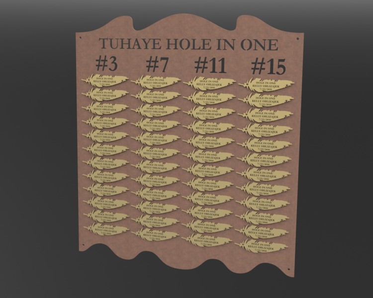 Hole In One Plaque