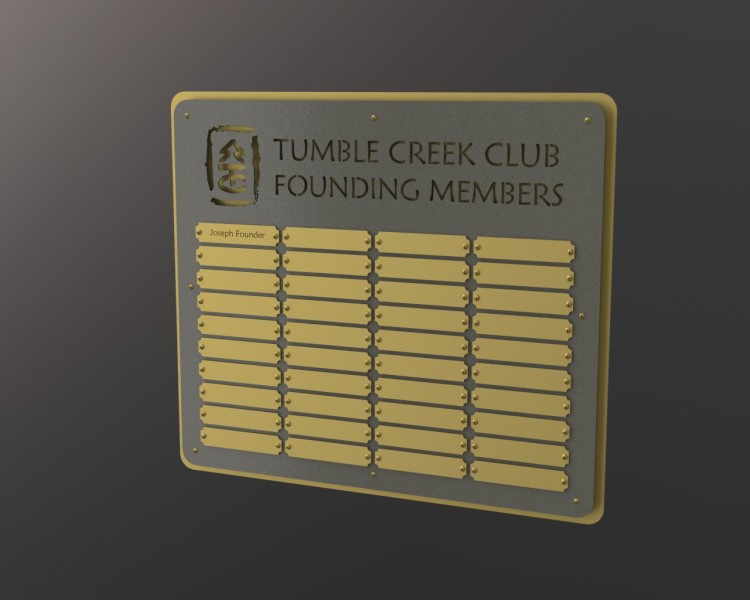 Founding Members Plaque