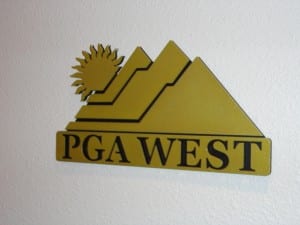 PGA West Podium Logo Signs