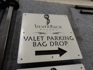 Clubhouse signage for Silver Rock.