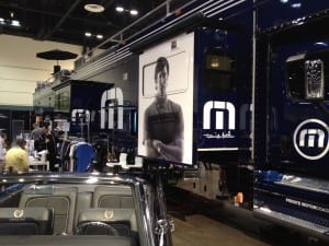 The Travis Mathew booth at the PGA Show