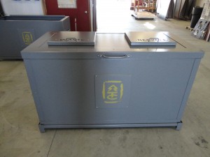 Custom Garbage and Recycle Can