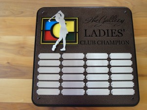 Ladies' Club Champion Plaque