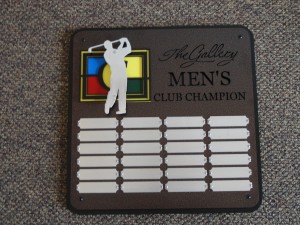 Men's Club Champion Plaque