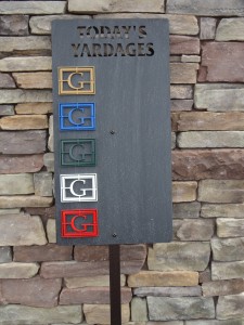 Par 3 Sign- The Gallery