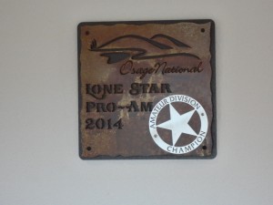 Pro-Am Plaque