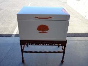 Water Cooler Box with Custom Stand