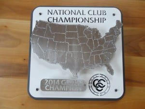 Golf Championship Plaque- Coral Creek CC