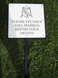 Golf Course Directional Signage -Skagit