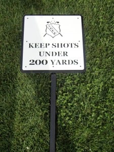 Golf Course Signage -Skagit