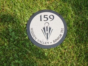 In-Ground Yardage -Hidden Valley