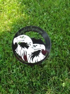 Tee Marker -Eagle Springs (blue)