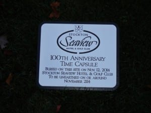 Golf Course Signage -Seaview Time Capsule