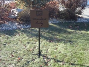 Custom Golf Course Directional Signage -Gallery