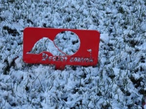 Custom Tee Marker -Desert Canyon (Red)