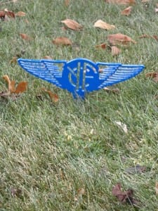 Custom Tee Marker -Yolo Fliers (blue