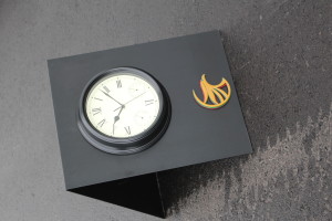 A-Frame Clock Signs for Golf Courses -Turning Stone