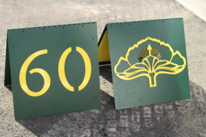 A-Frame Yardage Signs--Orchid Island GC