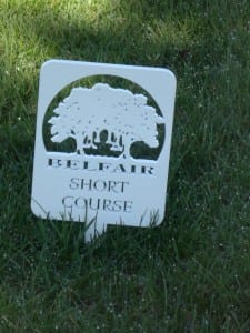 Custom Golf Course Signage -Belfair