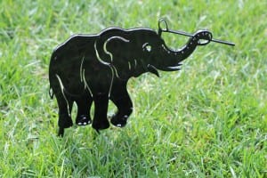 Elephant Tee Marker -Black