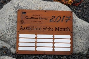 Employee Appreciation Plaque -Southern Dunes