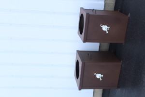 Garbage Can Shell Enclosures -Troon CC