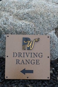 Golf Course Driving Range Signs -Rockwind