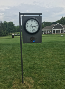 Green Brook Clock Sign