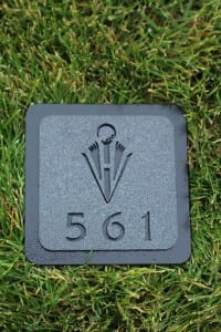 In-Ground Yardage Plates