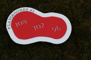 Inground Yardage Plates -BlueJackNational