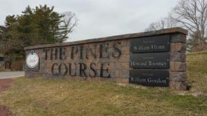 Seaview Pine Course Wall Signage