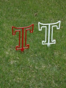 Tavistock Tee Markers Red&White